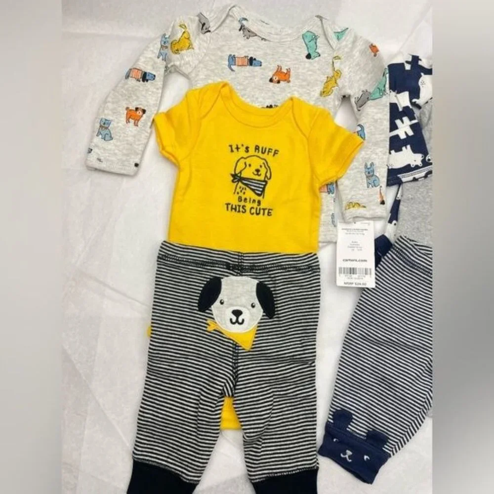 2-Carter’s Baby Boy 3-pc Set Newborn